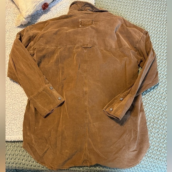 free people baby cord buttondown - Picture 4 of 4